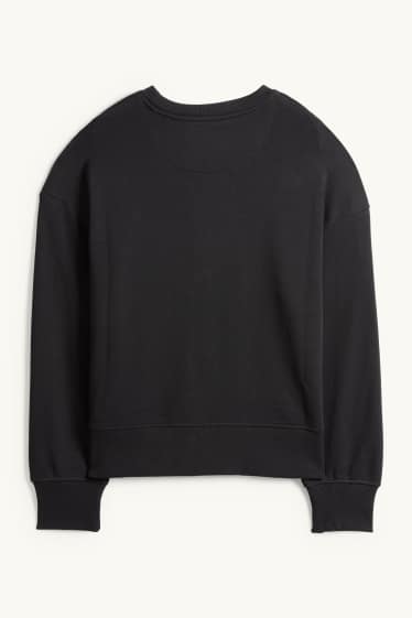 Damen - Sweatshirt - Micky Maus - schwarz
