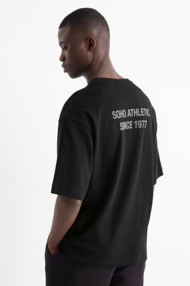 Herren - T-Shirt - Oversized - schwarz