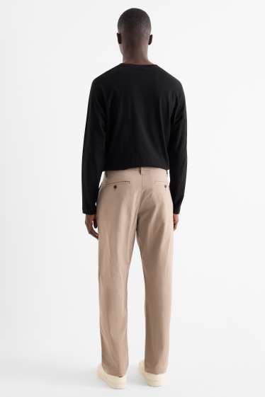 Hommes - Chino - tapered fit - beige