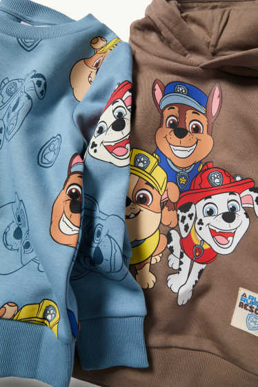 Copii - Băieți - Multipack 2 buc. - Patrula Cățelușilor - Chase - hanorac și bluză de molton - maro / albastru
