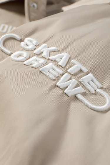 Herren - Jacke - gefüttert - hellbeige