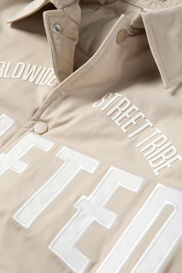 Herren - Jacke - gefüttert - hellbeige