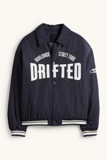 Herren - Jacke - gefüttert - dunkelblau