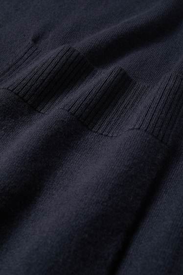 Women - Long cardigan - dark blue