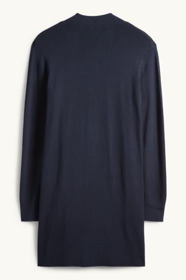 Women - Long cardigan - dark blue
