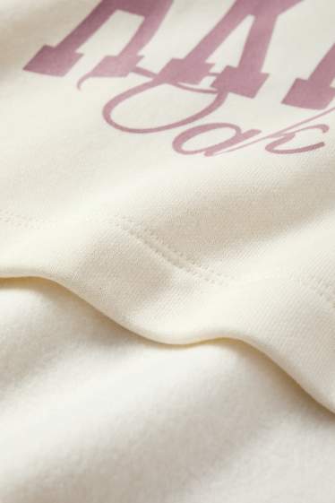 Enfants filles - Arizona - ensemble - sweat à capuche et top - 2 pièces - blanc crème