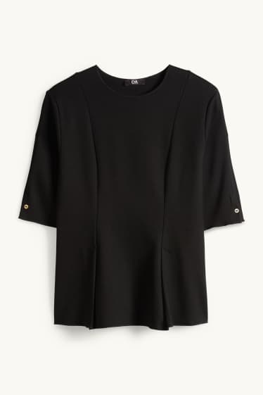 Femei - Tricou - regular fit - negru