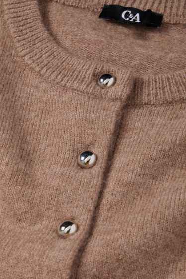 Women - Cardigan - light brown