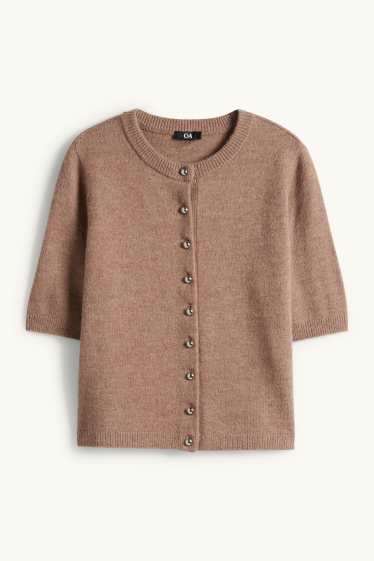 Women - Cardigan - light brown