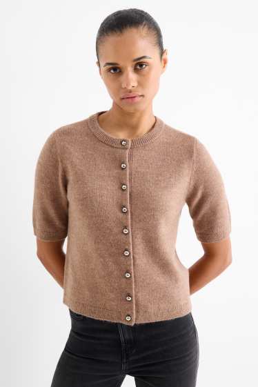 Women - Cardigan - light brown