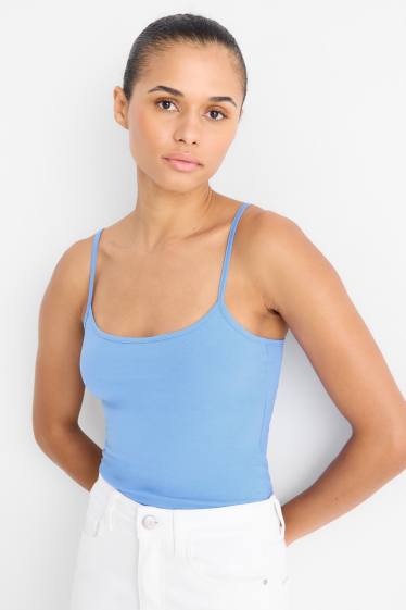 Femmes - Lot de 2 - haut  - bleu  / bleu foncé