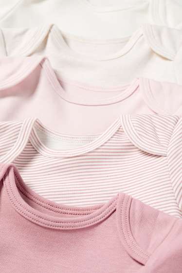 Baby Mädchen - Multipack 5er - Baby-Body - dunkelrosa