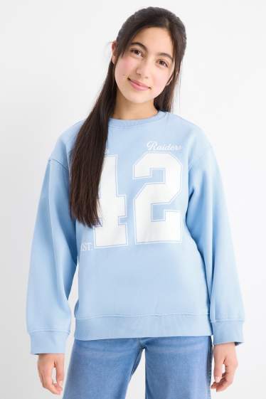 Bambine - Atlanta - felpa - azzurro