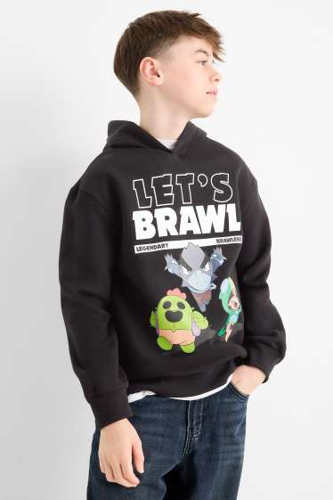 Nen - Brawl Stars - dessuadora amb caputxa - negre