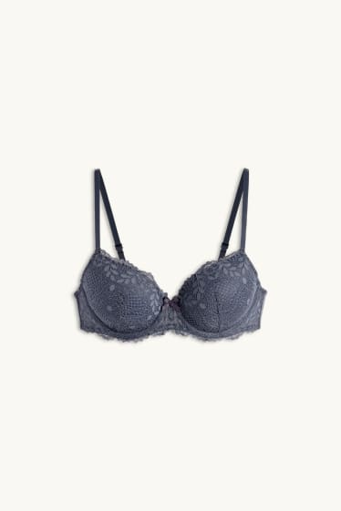 Femmes - Soutien-gorge avec armatures - FULL COVERAGE - ampliforme - gris