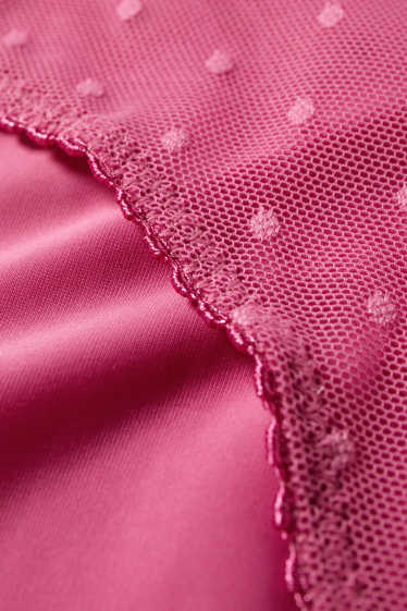 Femmes - Culotte - à pois - rose