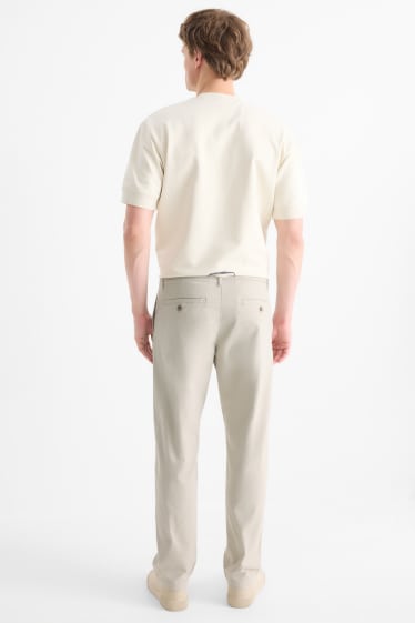 Uomo - Pantaloni chino - regular fit - beige