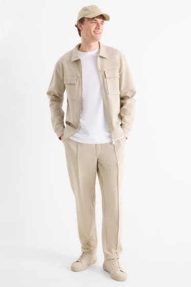 Men - Joggers - light beige