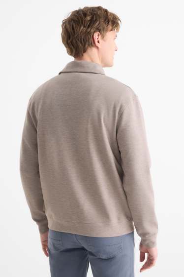 Men - Sweatshirt - taupe