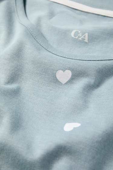 Dona - Camisa de dormir - estampada - turquesa