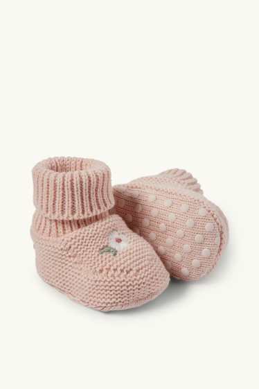 Miminka - dívky - Květiny - capáčky pro miminka - růžová