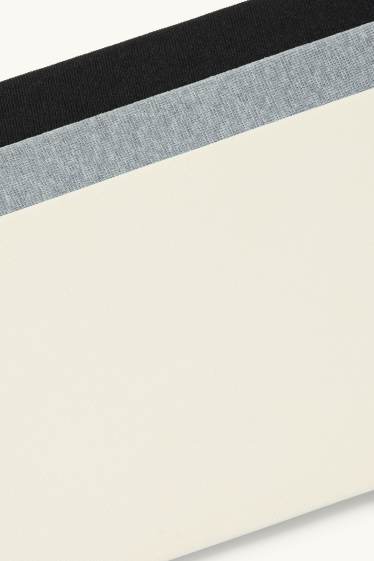 Children Girls - Multipack of 3 - sheer tights - 40 denier - cremewhite