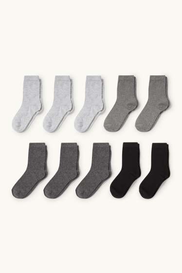 Children Boys - Multipack of 10 - socks - black