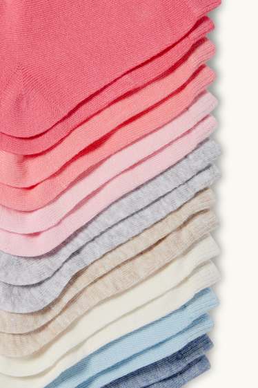 Copii - Fete - Multipack 10 perechi - șosete - albastru