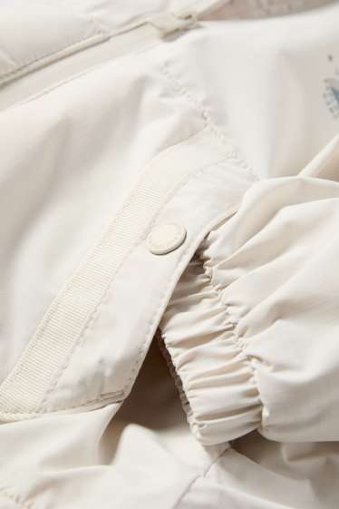 Baby Boys - Baby jacket with hood - lined - water-repellent - cremewhite