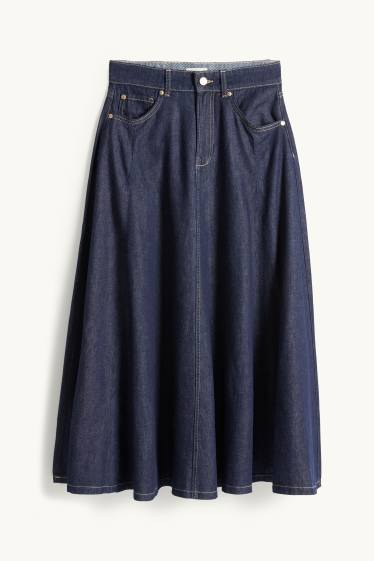 Dona - Faldilla texana - texà blau fosc