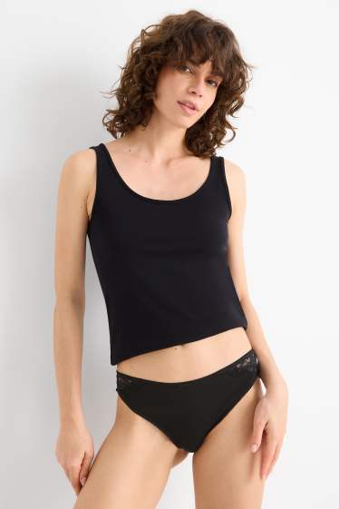 Damen - Multipack 3er - Brazilian Slip - schwarz