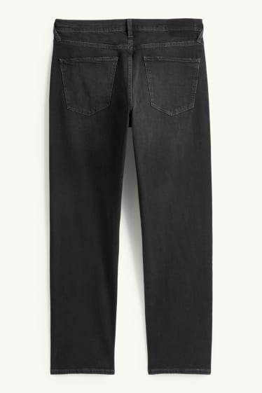 Pánské - Straight jeans - džíny - tmavošedé