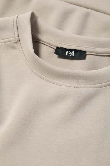 Damen - Sweatshirt - hellbeige