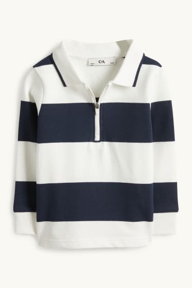 Nen - Polo - de ratlles - blau fosc / blanc trencat