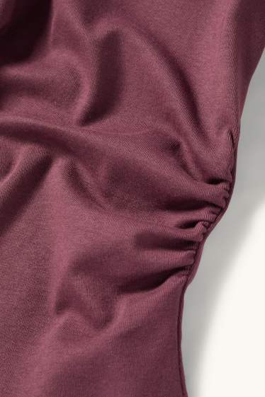 Damen - Langarmshirt - Slim Fit - lila