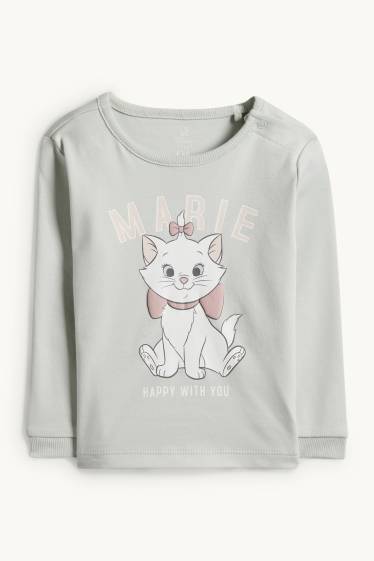 Miminka - dívky - Aristokočky - pyžamo pro miminka - 2dílné - mátově zelená