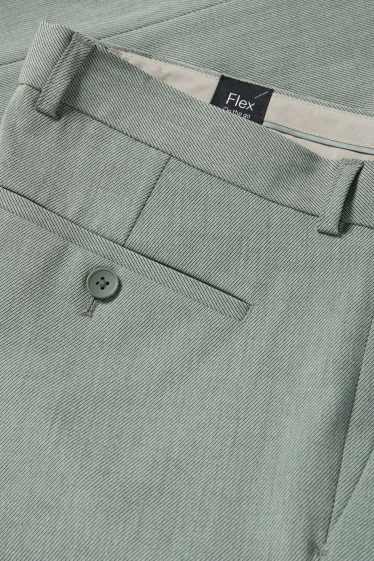 Uomo - Pantaloni coordinabili - slim fit - Flex - verde