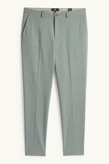 Uomo - Pantaloni coordinabili - slim fit - Flex - verde