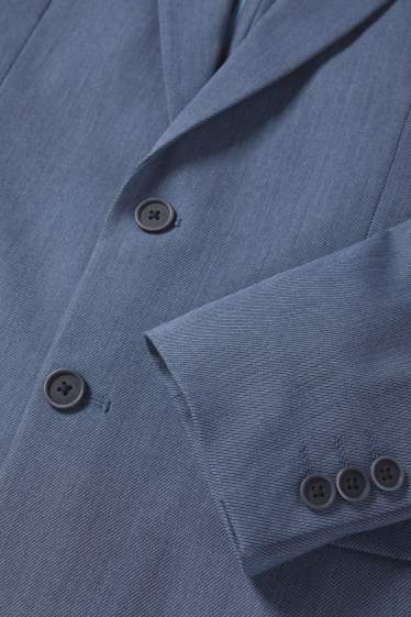 Bărbați - Sacou modular - regular fit - stretch - albastru