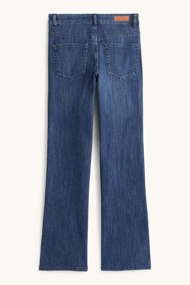Mujer - Flared jeans - mid waist - vaqueros - azul
