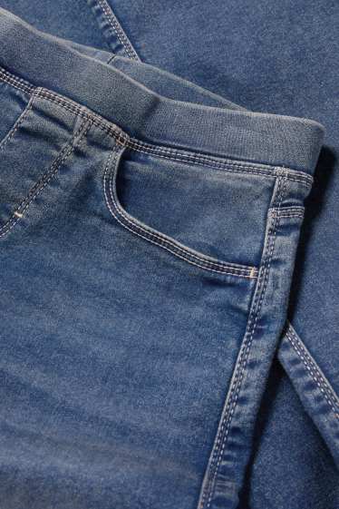 Children Girls - Wide leg jeggings - denim-dark blue