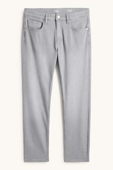 Bărbați - Slim jeans - LYCRA® - denim-gri deschis