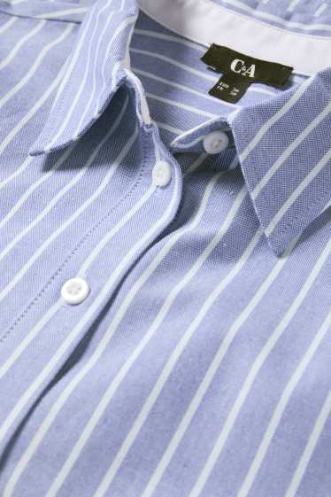 Femmes - Chemisier - à rayures - bleu