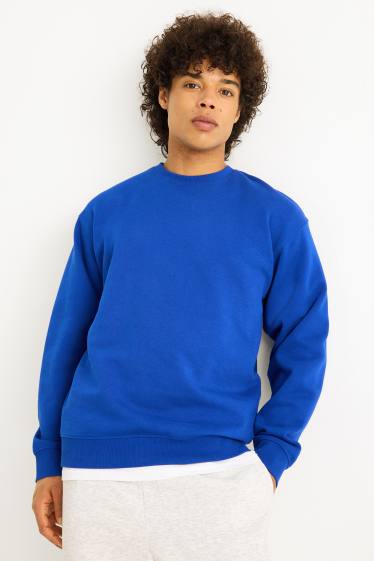 Heren - Oversized sweatshirt - blauw