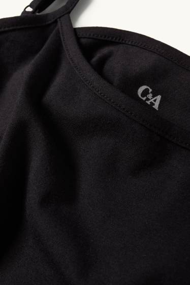 Damen - Multipack 2er - Top - schwarz