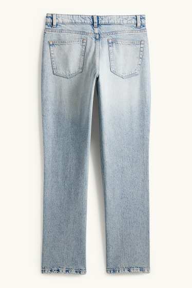 Dona - Straight Jeans - low waist - texà blau clar