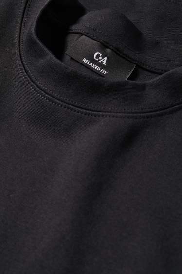 Hommes - T-shirt - relaxed fit - noir