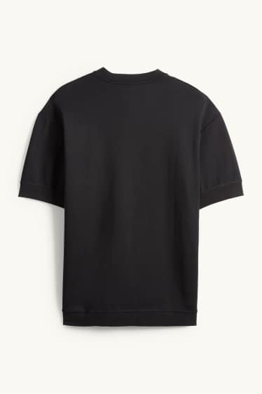 Hommes - T-shirt - relaxed fit - noir