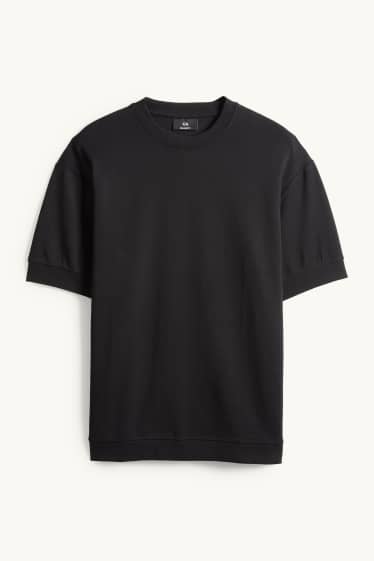 Hommes - T-shirt - relaxed fit - noir