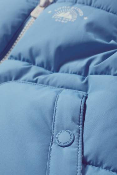 Baby: jongens - Babybodywarmer - waterafstotend - blauw